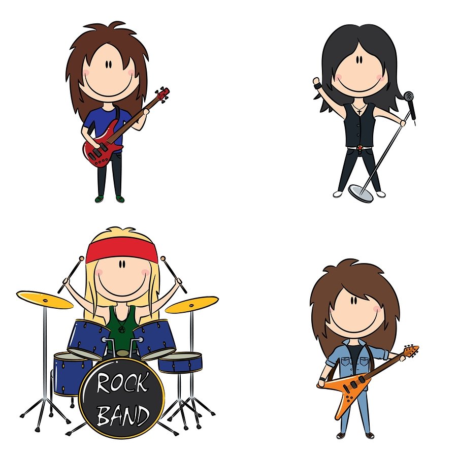 clipart of music bands - photo #21
